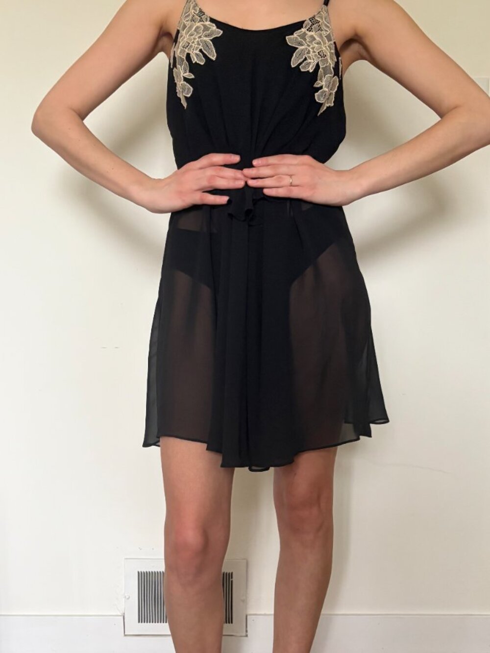 Oscar De La Renta Pink Label Lingerie Dress